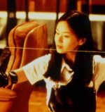 female killers Asami (Eihi Shiina) getting ready to engage in some torture in Takashi Miike's Audition.