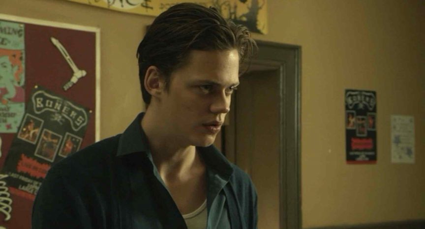 Roman (Bill Skarsgard) on Eli Roth's Hemlock Grove.