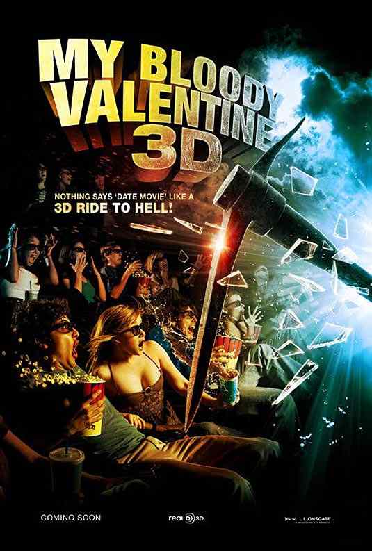 My Bloody Valentine 3D Movie Poster.