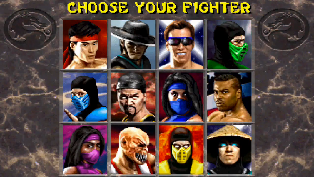 Mortal Kombat character select