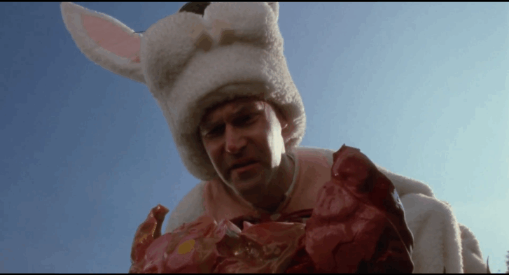 Don't ask me why, but somehow "Critters 2: The Main Course" became the DEFINITIVE Easter-themed horror movie.