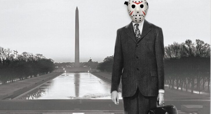 No, "Mr. Voorhees Goes To Washington" *isn't* coming to theaters anytime soon ... or is it?