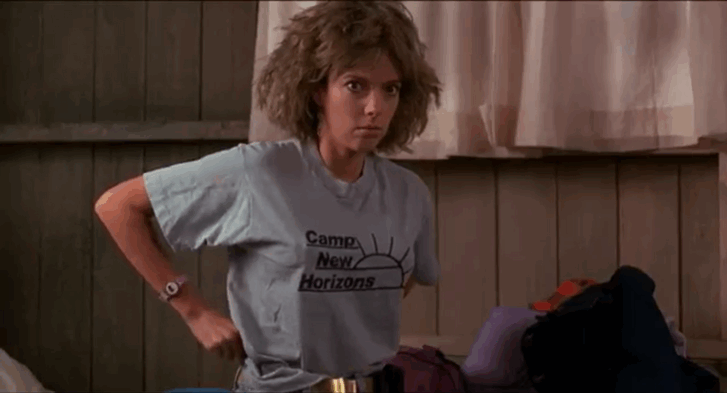 Pamela Springsteen as Angela in Sleepaway Camp III.