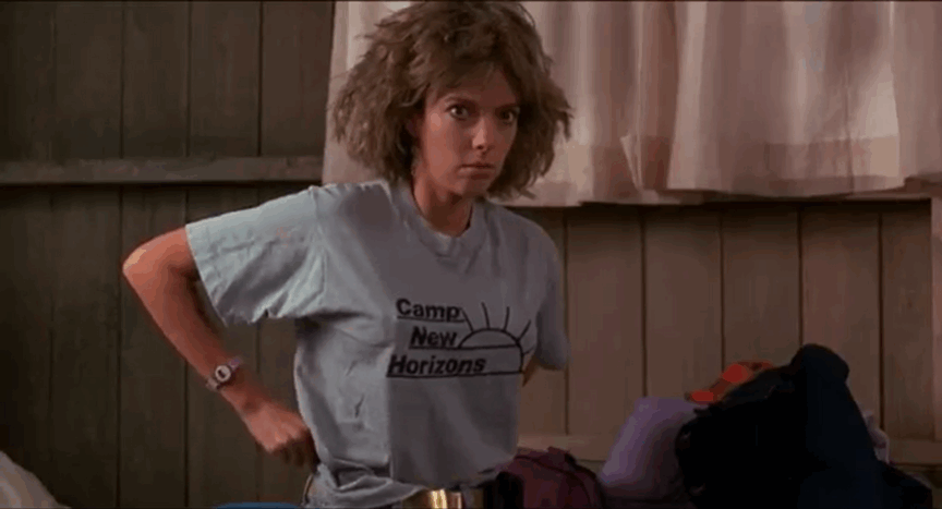 Pamela Springsteen as Angela in Sleepaway Camp III.