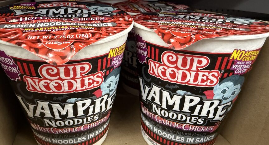Vampire Noodles are pretty much THE gimmick junk food of Halloween 2026!